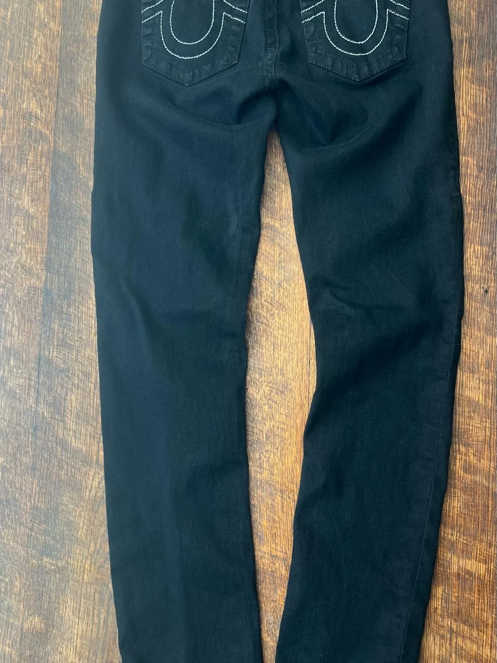 True Religion Stella Low Rise Jeans in Black